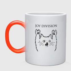 Кружка хамелеон Joy Division - rock cat