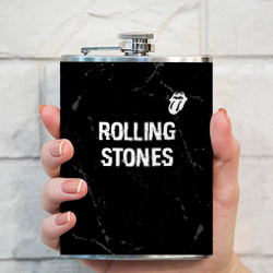 Фляга Rolling Stones glitch на темном фоне: символ сверху - фото 2