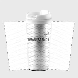 Термокружка-непроливайка Evanescence glitch на светлом фоне: символ сверху - фото 2
