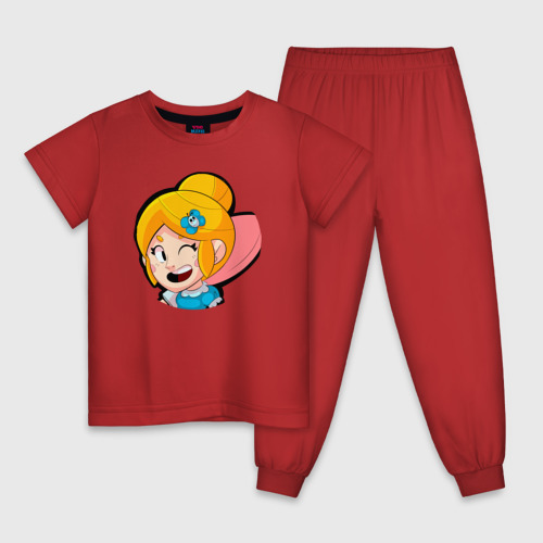 Детская пижама хлопок с принтом Пайпер, вид спереди #2