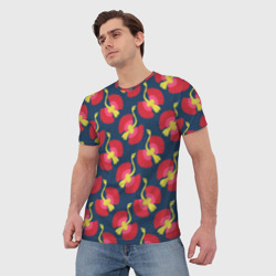 Мужская футболка 3D Тропические птицы - фото 2