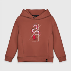 Детское худи Oversize хлопок Kinn дракон