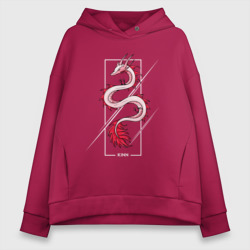 Женское худи Oversize хлопок Kinn дракон