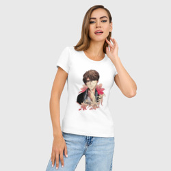 Женская футболка хлопок Slim Kavin F4 - фото 2