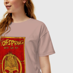 Женская футболка хлопок Oversize Days go by - фото 2