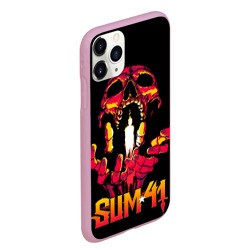 Чехол для iPhone 11 Pro Max матовый Sum41 - Out for blood - фото 2