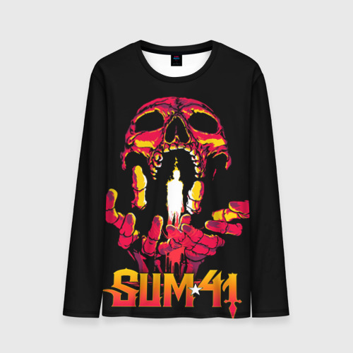 Мужской лонгслив 3D Sum41 - Out for blood, цвет 3D печать