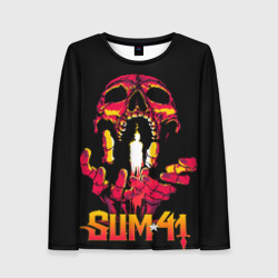 Женский лонгслив 3D Sum41 - Out for blood