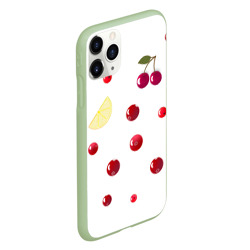 Чехол для iPhone 11 Pro матовый Ягоды и лимон - фото 2
