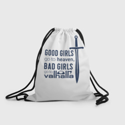 Рюкзак-мешок 3D Плохие девочки попадают в Вальхаллу