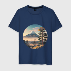 Мужская футболка хлопок Природа Японии и Дальнего Востока