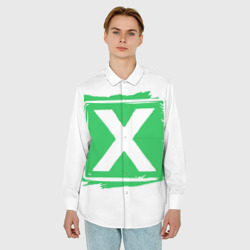 Мужская рубашка oversize 3D Ed Sheeran Multiply - фото 2