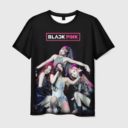 Мужская футболка 3D Blackpink on stage