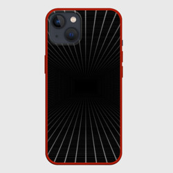 сетка пространства чёрный фон  – Чехол для iPhone 13 с принтом купить