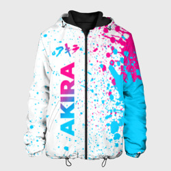 Мужская куртка 3D Akira neon gradient style: по-вертикали