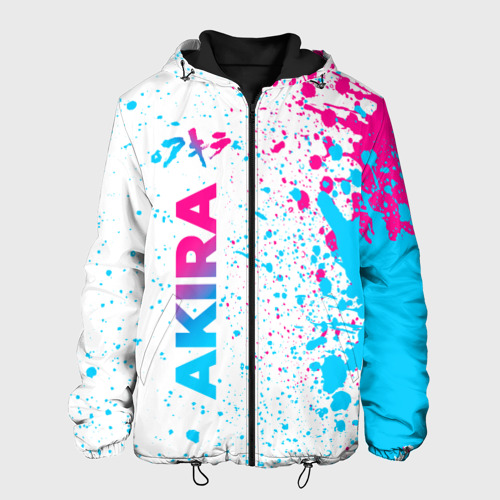 Мужская куртка 3D Akira neon gradient style: по-вертикали, цвет 3D печать