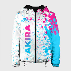 Женская куртка 3D Akira neon gradient style: по-вертикали