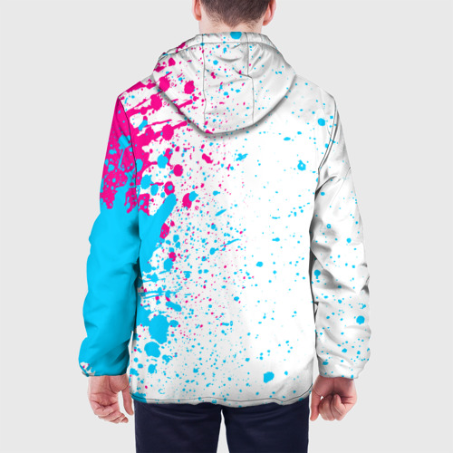 Мужская куртка 3D Akira neon gradient style: по-вертикали, цвет 3D печать - фото 5