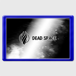 Магнит 45*70 Dead Space glitch на светлом фоне: надпись и символ