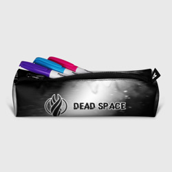 Пенал школьный 3D Dead Space glitch на светлом фоне: надпись и символ - фото 2