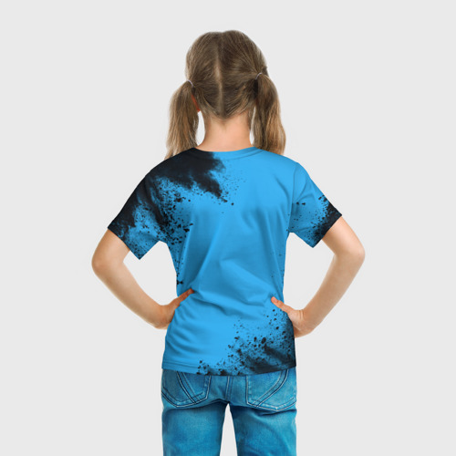 Детская футболка 3D Денис космонавт футболист, цвет 3D печать - фото 6