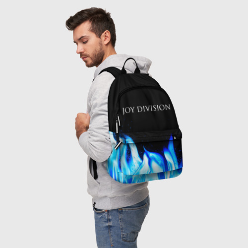 Рюкзак 3D Joy Division blue fire - фото 3