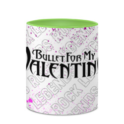 Кружка с полной запечаткой Bullet For My Valentine rock Legends: надпись и символ - фото 2