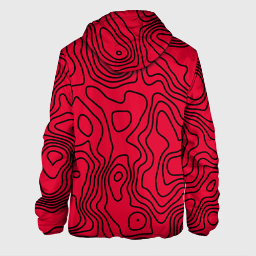 Мужская куртка 3D T1 форма red, цвет 3D печать - фото 2