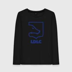 Женский лонгслив хлопок Ldlc OL logo blue