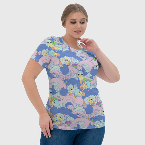 Женская футболка 3D с принтом Грифончики, фото #4