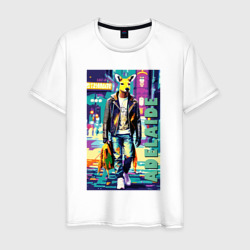 Мужская футболка хлопок Kangaroo fashionista - Adelaide - Australia