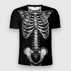 Мужская футболка 3D Slim Скелет человека