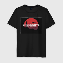 Чернобыль Chernobyl disaster – Футболка из хлопка с принтом купить со скидкой в -20%