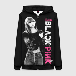 Женская толстовка 3D на молнии Blackpink Beautiful Lisa