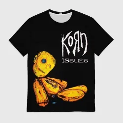Мужская футболка 3D Korn - issues