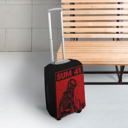 Чехол для чемодана 3D Sum41 - Skeleton - фото 2