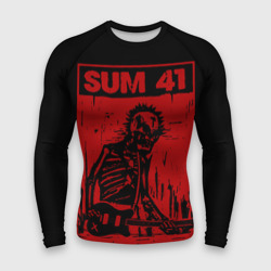 Мужской рашгард 3D Sum41 - Skeleton