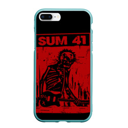 Чехол для iPhone 7Plus/8 Plus матовый Sum41 - Skeleton