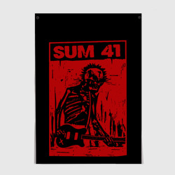 Постер Sum41 - Skeleton