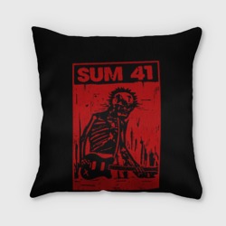 Подушка 3D Sum41 - Skeleton