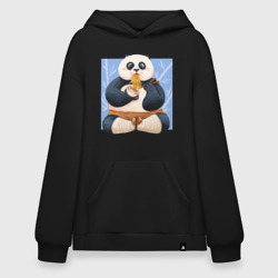 Худи SuperOversize хлопок Kung Fu Panda ест Рамен