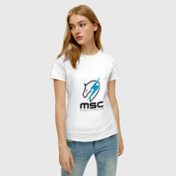 Женская футболка хлопок Maverick Security Consulting из Metal Gear Rising - фото 2