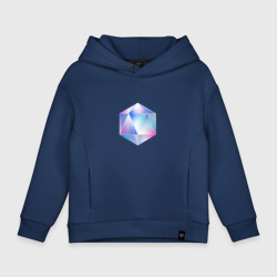 Детское худи Oversize хлопок Glass hexagon