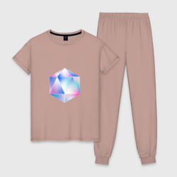 Женская пижама хлопок Glass hexagon