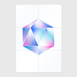Магнитный плакат 2Х3 Glass hexagon