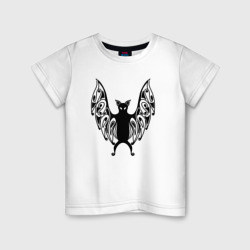 Детская футболка хлопок Летучая мышь в стиле готика
