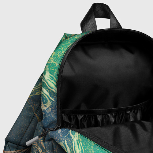 Детский рюкзак 3D с принтом Мраморная радуга, фото #4