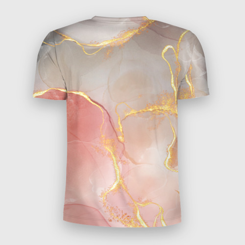 Мужская футболка 3D Slim Texture and glitter, цвет 3D печать - фото 2