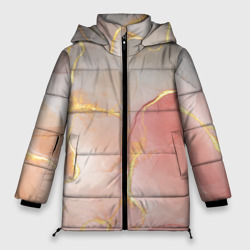 Женская зимняя куртка Oversize Texture and glitter
