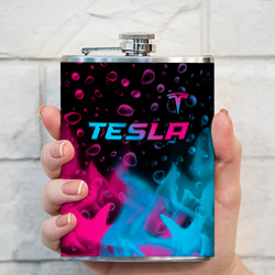 Фляга Tesla - neon gradient: символ сверху - фото 2